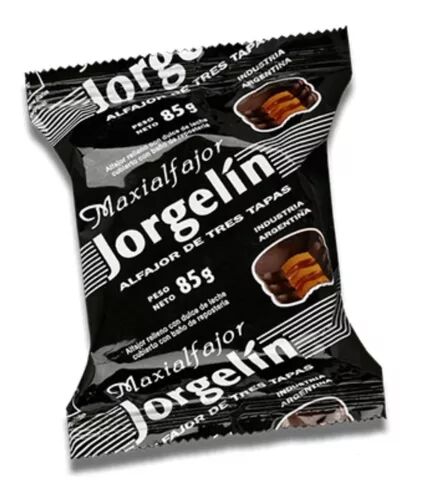 ALFAJOR JORGELIN NEGRO x 85 GR