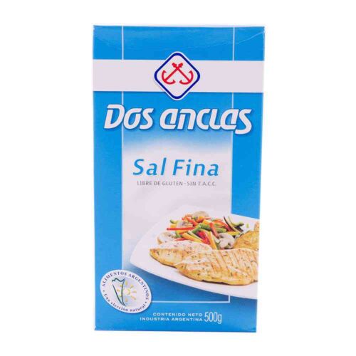 SAL DOS ANCLAS FINA ESTUCHE x 500 GR