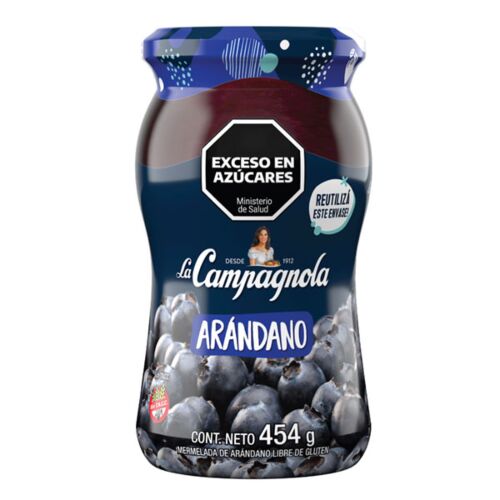MERMELADA LA CAMPAGNOLA ARANDANOS  x 454 GR