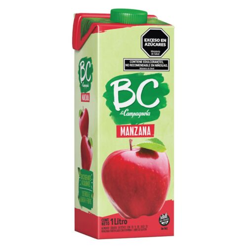 JUGO LA CAMPAGNOLA BC MANZANA x 1 LT