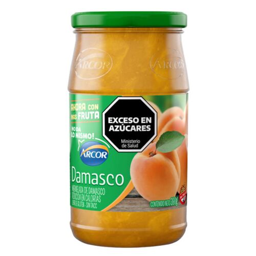MERMELADA ARCOR DAMASCO LIGHT x 390 GR
