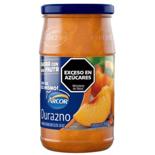 MERMELADA ARCOR DURAZNO x 454 GR