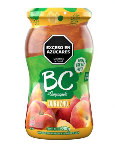 MERMELADA LA CAMPAGNOLA BC DURAZNO x 390 GR