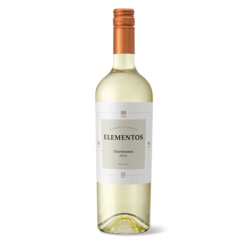 VINO ELEMENTOS CHARDONNAY x 750 CC