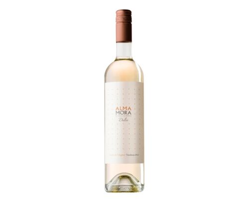 VINO ALMA MORA BLANCO DULCE DE VIOGNER x 750 CC