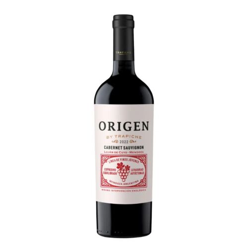 VINO TRAPICHE ORIGEN CABERNET SAUVIGNON x 750 CC