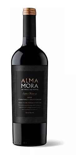 VINO ALMA MORA RESERVA CABERNET SAUVIGNON x 750 CC