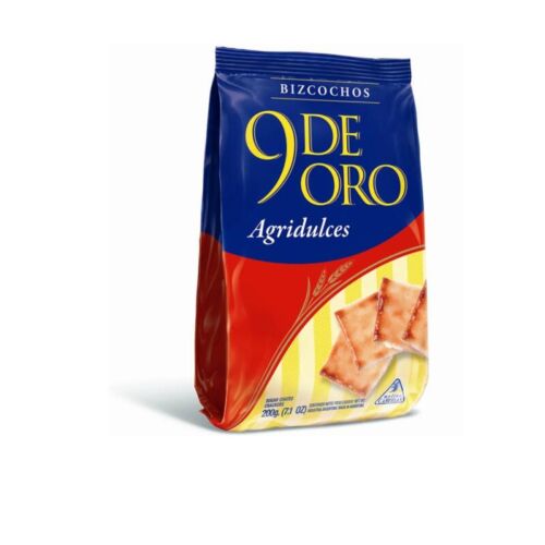 BIZCOCHOS 9 DE ORO AGRIDULCES x 200 GR