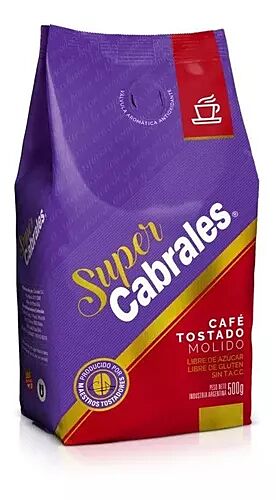 CAFE CABRALES SUPERCABRALES MOLIDO TOSTADO x 500 GR
