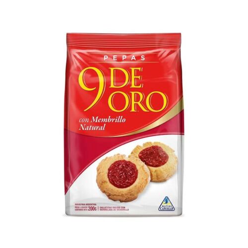 PEPAS MEMBRILLO 9 DE ORO x 200 GR