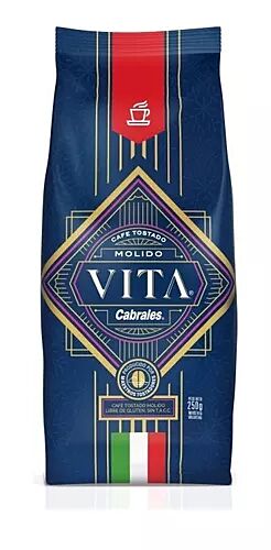 CAFE CABRALES VITA MOLIDO TOSTADO x 250 GR