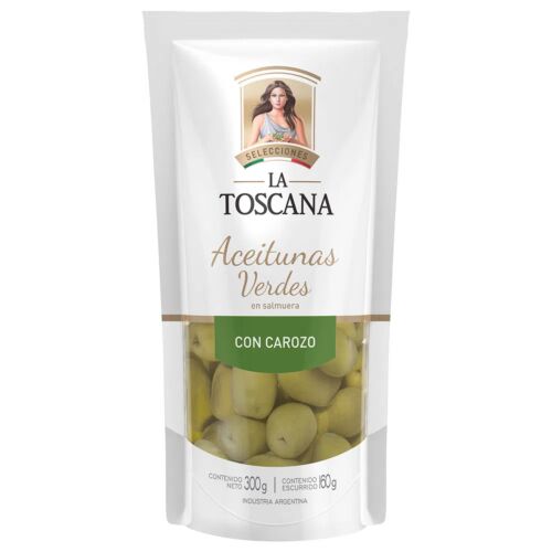 ACEITUNA LA TOSCANA VERDES  DP x 160 GR