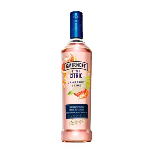 VODKA SMIRNOFF BITTER CITRIC GRAPEF & LIME x 700 CC