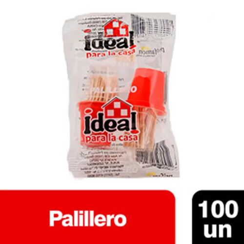 ESCARBADIENTES IDEAL BOLSA x 100 UNIDADES