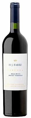 VINO HJ FABRE MAL-PETIT VERDOT x 750 CC