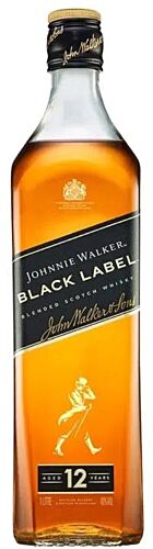 WHISKY JOHNNIE WALKER BLACK LABEL x 1 LT
