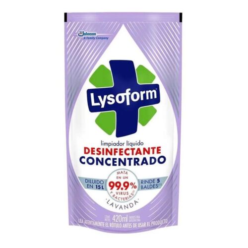 LIMPIADOR LYSOFORM LAVANDA DP X 420 CC
