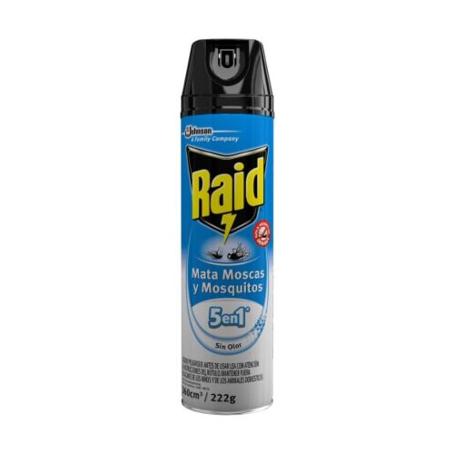INSECTICIDA RAID MATA MOSCAS Y MOSQUITOS x 370 CC