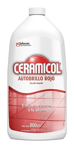AUTOBRILLO CERAMICOL ROJO x 800 ML