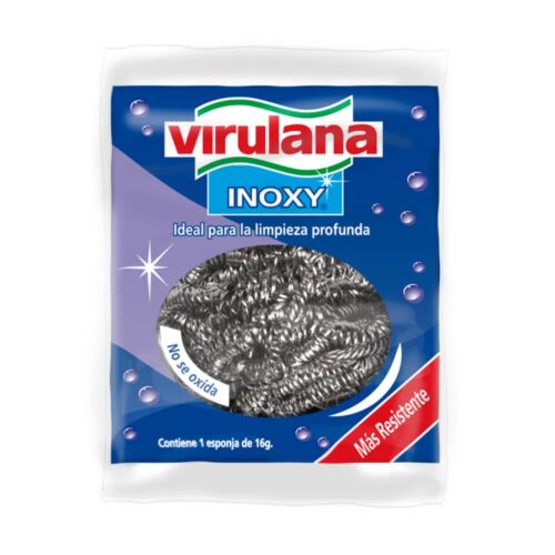 ESPONJA VIRULANA ACERO INOXIDABLE x 16 GR