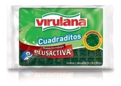 ESPONJA VIRULANA CUADRICULADA  x UNIDAD