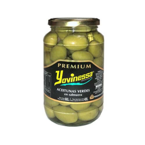 ACEITUNAS YOVINESSA VERDES DP x 250 GR