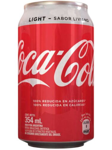 GASEOSA COCA COLA LIGHT LATA x 354 ML