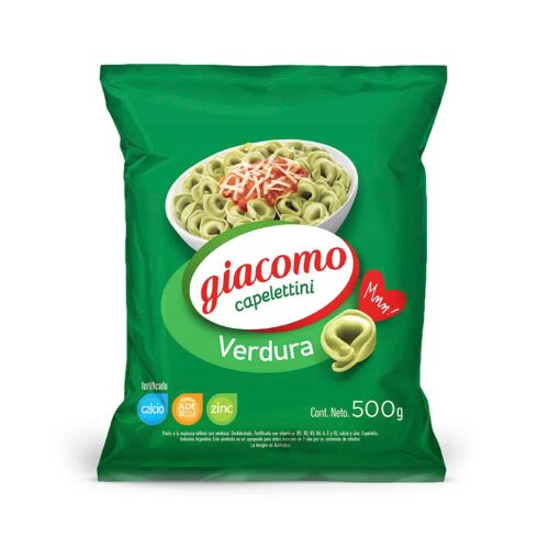 CAPELETTINI GIACOMO VERDURA x 500 GR