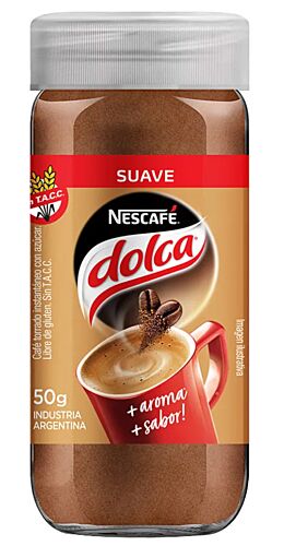 CAFE NESCAFE DOLCA SUAVE FRASCO x 50 GR