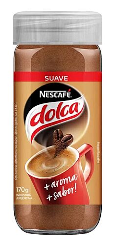 CAFE NESCAFE DOLCA SUAVE FRASCO x 170 GR