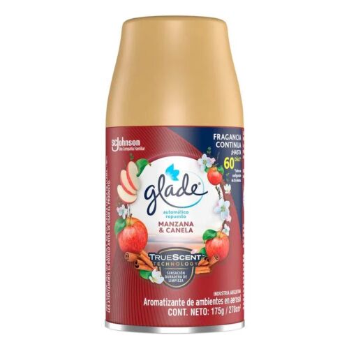 GLADE AUTOMATICO FULL MANZANA CANELAx 175 GR