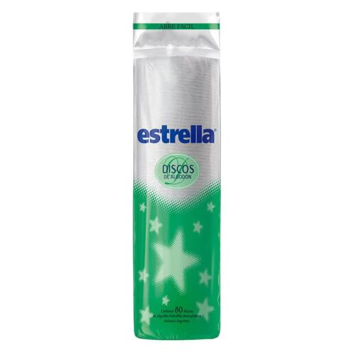ALGODON ESTRELLA DISCOS x 80 UNIDADES
