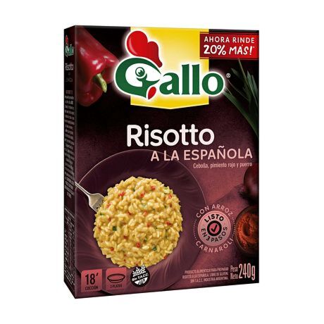 ARROZ GALLO RISOTTO A LA ESPAÑOLA x 240 GR
