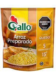 ARROZ GALLO PREPARADO 4 QUESOS x 240 GR