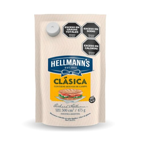MAYONESA HELLMANNS DP x 475 GR