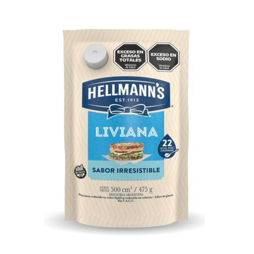 MAYONESA HELLMANNS LIGHT DP x 475 CC