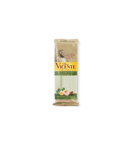 FIDEOS DON VICENTE FETTCCINI ESPINACA x 500 GR