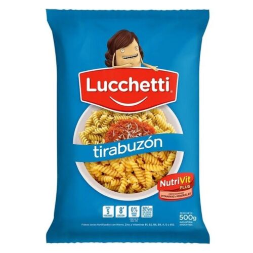 FIDEOS LUCCHETTI TIRABUZON x 500 GR