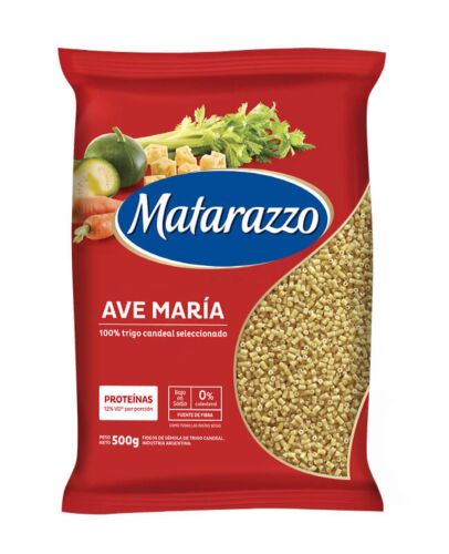 FIDEOS MATARAZZO AVE MARIA x 500 GR
