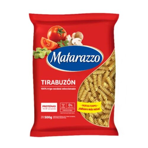 FIDEOS MATARAZZO TIRABUZON x 500 GR