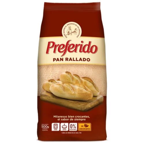 PAN RALLADO PREFERIDO x 500 GR