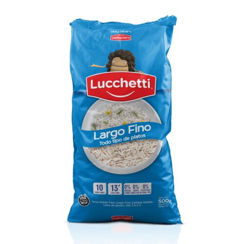 ARROZ LUCCHETTI LARGO FINO x 500 GR