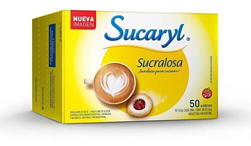 EDULCORANTE SUCARYL SUCRALOSA x 50 SOBRES