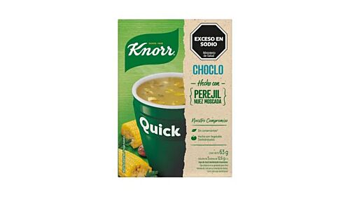 SOPA KNORR QUICK CHOCLO x 5 SOBRES