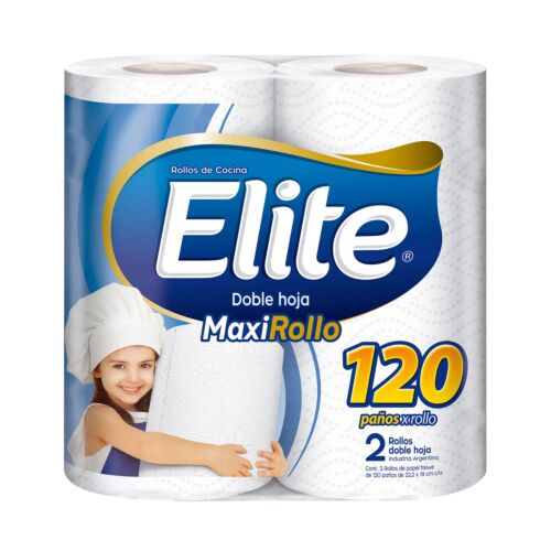 ROLLO DE COCINA ELITE MAXI ROLLO x 120 PAÑOS
