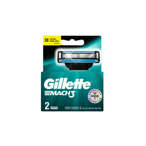 CARTUCHO GILETTE MACH 3 BL x 2 U