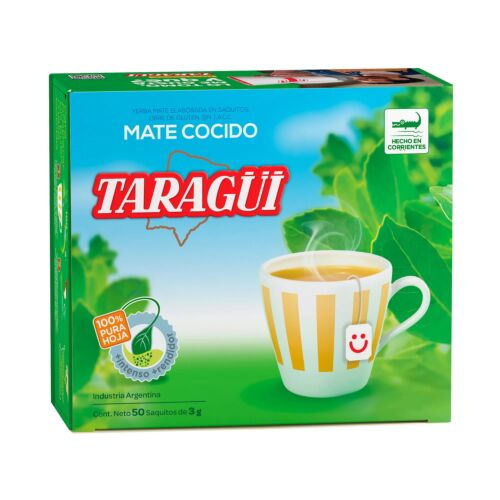 MATE COCIDO TARAGUI SUAVE x 50 SOBRES