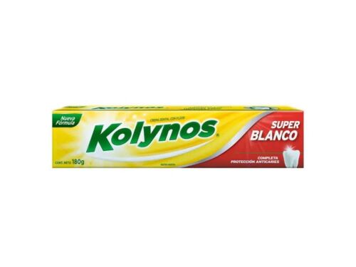PASTA DENTAL KOLYNOS SUPER BLANCO x 180 GR