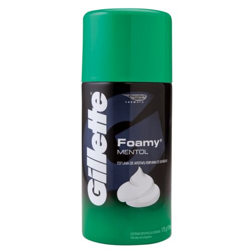 ESPUMA DE FOAMY GILLETTE MENTHOL x 175 GR