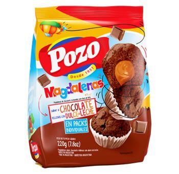 MAGDALENA POZO CHOCOLATE RELLENO DULCE DE LECHE x 200 GR